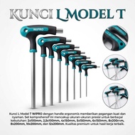 WIPRO T-Shaped L-Shaped Wrench Size 2x100mm 2.5x100mm 4x150mm 5x150mm 6x150mm 8x200mm 10x200mm 12x20