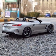 Shipping-BMW Z4 2019 Silver NOREV 1/18 Static Collection BMW Door Alloy Car Model