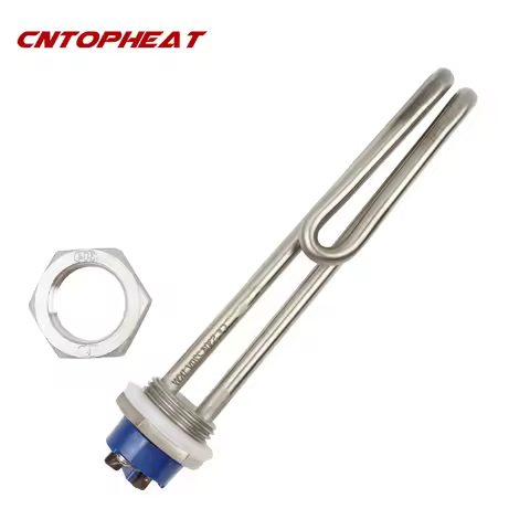 SUS304 DN25 1"BSP 32mm Thread 220v/380v 1KW/2KW/3KW/4KW Tube Heater Immersion Water Heating Element