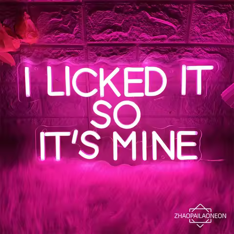 I like it so it's mine Neon Led Sign Wall Hanging Home Room Decor LED Neon Lights USB Wedding Party 