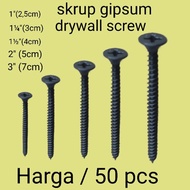 Drywall SCREW GIPS SCREW PACKAGE 50 pcs