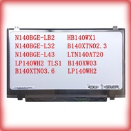 14-inch 40-pin N140BGE-LB2 N140BGE-L32 N140BGE-L43 LP140WH2 TLS1 B140XTN03.6 B140XW03 B140XTN02.3 LT