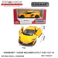 KINSMART 5392W MCLAREN 675LT YELLOW 1-32 19