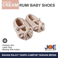 JOE Rumi Knitted Baby Shoes 0-12M | Kasut Budak  | Kasut Kanak Kanak | Newborn Baby Shoes