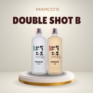 Double Shot B: Strong Kick, Myoungpoom Andong Soju, Korea Soju