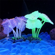 Aquarium Luminous Simulation Plant Decoration Sea Anemone Fish Tank  Artificial Aquarium Plant