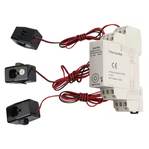 ATMS100133Z Three-phase For Zigbee Smart Meter And Current Transformer 3phase 4wire 4P For-Tuya Ener