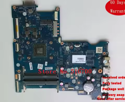 Placa-mae para For HP 15-AF Laptop Motherboard A8-7410 2.2GHz CPU 813970-601 813970-501 Working
