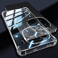 for vivo iQOO 12 Pro IQOO 12Pro iQOO12 V2307A iQOO12Pro V2329A Transparent Silicon Case Airbag Soft 