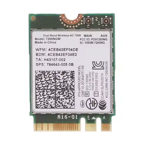 7265NGW Universal WIFI5 Networks Card for Laptop Support Win7/Win8/Win10 with Bt4.2 Wide Compatible 