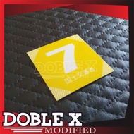 Sticker JDM INSPECTION FUN Paste DALEM 7