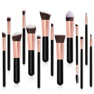 Amazon Hot-selling amazon 14 Makeup Brush Set Loose Foundation Brush Soft Brush Cangzhou Ready Stock