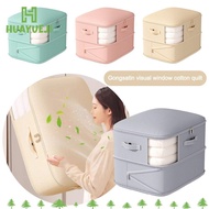 HUAYUEJI Compression Duvet Storage Bag, Self Compression Space Saving Clothes Quilt Storage Bag, Por