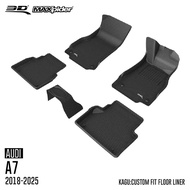 3D Mats พรมปูพื้นรถยนต์ AUDI A7 (4K8) 2018 - 2025 พรมกันลื่น พรมกันนํ้า พรมรถยนต์