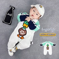 Boy Baby Long-Sleeved Children's Clothing Autumn Spring 1 One Year Old Baby Cotton Clothes 2 Months 