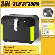 ✨24-hour delivery ✨Seventeenth Motorcycle Top Box Motorcycle Trunk Box 36/47/57L Can hold 2 helmets 
