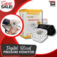 Digital Upper Arm Blood Pressure Monitor with USB Charger &amp; Irregular Heartbeat Detection