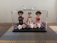 Lego結婚公仔 婚禮擺設 結婚禮物Mini Block Wedding Couple with Cake
