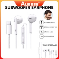 Subwoofer In Ear Earphones With Built-in Microphone 3.5mm Smartphone In Ear Wired Earphones Xiaomi E