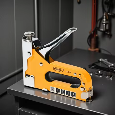 Deli 3-in-1/4-in-1 Staple Gun Kit Heavy Duty Nail Gun U-shape T-shape I-shape Door-shape Staples Nai