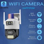 Ip CAMERA CCTV OUTDOOR PTZ SPEED DOME DOUBLE CAMERA APP V380 PRO WATERPROOF