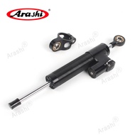 Arashi CNC Steering Damper Stabilizer For HONDA CBR600RR CBR1000RR CB1000R CBR900RR CB400 VTEC Motor