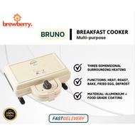 【Full Set】 Original Japan Bruno x Snoopy Limited Multipurpose Sandwich Breakfast Cooker Maker Toast 