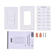 [STC] Matter WiFi Glass Switch Wall Touch Light Panel APP Wireless Remote Control Smart Home Countdo