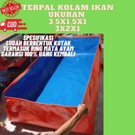 Fish pond tarpaulin size 3.5x1.5x1 a12