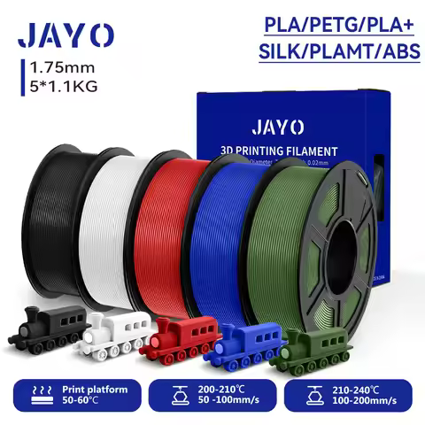 JAYO 3D PLA / SILK / PLA META / PETG / PLAMatte / ABS / High Speed PLA/ PLA PLUS 3D Filament 1.75mm 