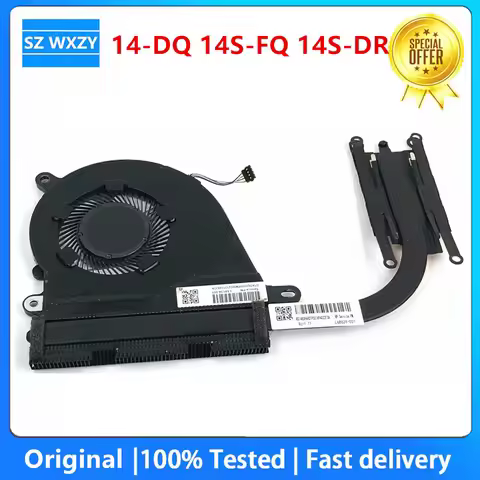 Original For HP 14-DQ 14S-FQ 14S-DR TPN-Q221 Laptop Coolers Heatsink FAN M27316-001 L68629-001 L6813