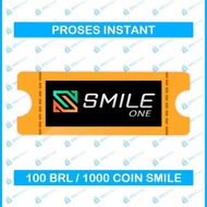 [Instant] Smile One Code (SOC) Koin R $ 100 BRL / 1000 Coin [Bukan PO]