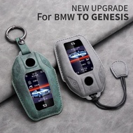 Leather Car Smart Key Case Cover for Bmw X3 G01 G31 X5 G05 X4 G02 G30 G32 I8 X7 M5X F20 Car Key Case