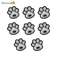 Paw Print Solar Lights Eco-friendly Solar Power Charming Outdoor Decor