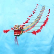 Mainan Layang-Layang Outdoor Gaya Naga Tradisional Cina Dapat Dilipat