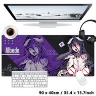 Sexy Anime Girls Succubus Albedo Ahegao Mousepad Table Mat Gaming XXL Mouse Pad Keyboard Carpet Desk
