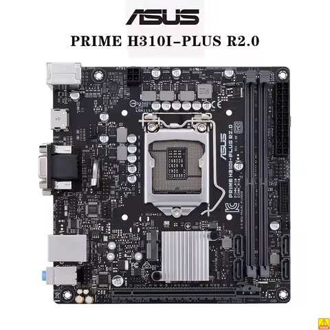 ASUS PRIME H310I-PLUS R2.0 Motherboard Socket LGA1151 CPU DDR4 2666 Memory Chipset H310 Mainboard