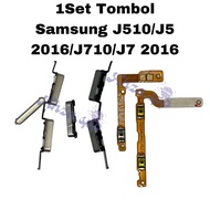 TOMBOL External On Off Volume Button + Flexible On Off Volume Samsung J510 J5 2016 / J710 J7 2016