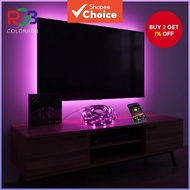 App/Remote Control RGB LED TV Backlight Strip Light Music Sync 5V USB Powered Flexible Home Decorati