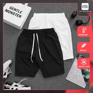 Men's Khaki Silk Shorts with Pockets, Elegant Fashion, Easy to Coordinate M06