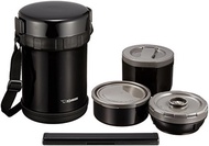 Zojirushi Stainless Steel Insulated Lunch Box SL-GH18-BA Black