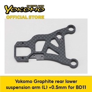 Yokomo Graphite Rear Lower Suspension Arm L +0.5mm for BD11 for Remote Control Car B11-008RL1