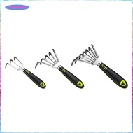 [ukgjmkm6] Garden Hand Rake Loosening Lightweight, Durability Weeding, Gardeners Tine Cultivator for