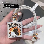 Cute Cartoon Transparent Charger Protector Case Silicone Cover for VIVO 33W 120W Fast Charger Head C