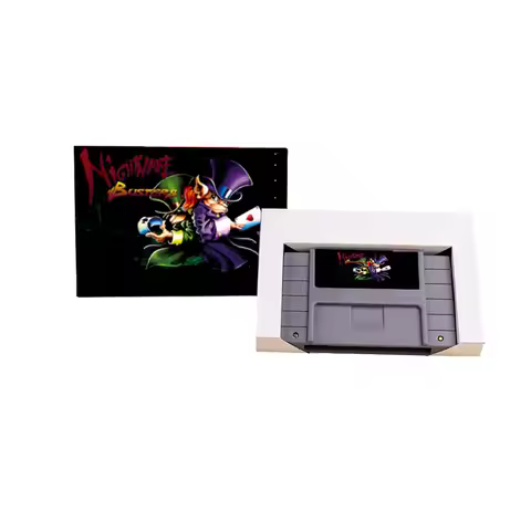 Nightmare Busters Action game Card for SNES EUR PAL USA NTSC 16bit Game Consoles with Retail Box Vid
