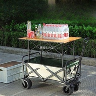 Trolley Pull Truck Camping Portable Stall Camping Trolley Outdoor Folding Camp Trailer Camp MCLT