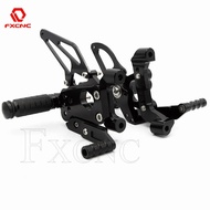 For Ducati Panigale 899 959 1199 CNC Motorcycle Aluminum Adjustable Footpeg Footrest Rearset Rear Se