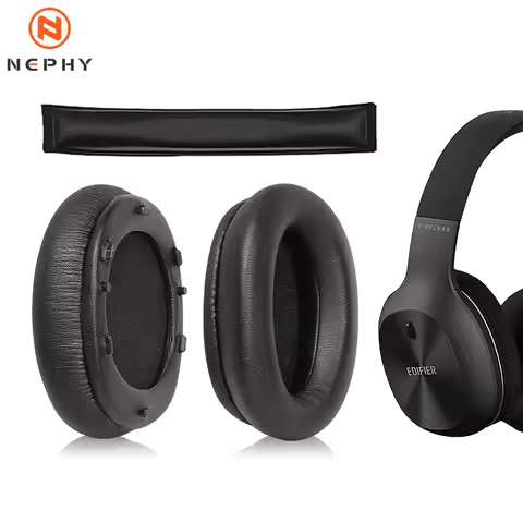 Earpads For Edifier W800BT Plus W808BT W800X Leather+ Foam Headphones Replacement Cushion Ear Pads H