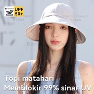 MATAHARI Women's Sun Hat/ Bucket Hat/ Anti-UV Beach Hat Imported Foldable Adjustable UV Protection H