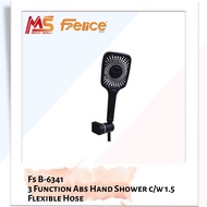 FS B-6341 3 Function Abs Hand Shower c/w 1.5 Flexible Hose And Adjustable Holder